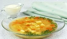 Рецепт - Суп овощной с пшеном